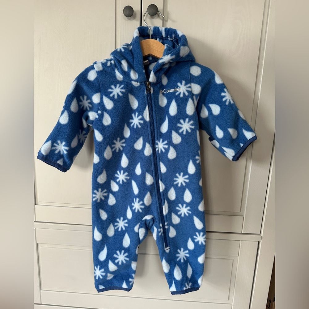 Columbia Fleece Snowdrop Infant Bunting NWOT